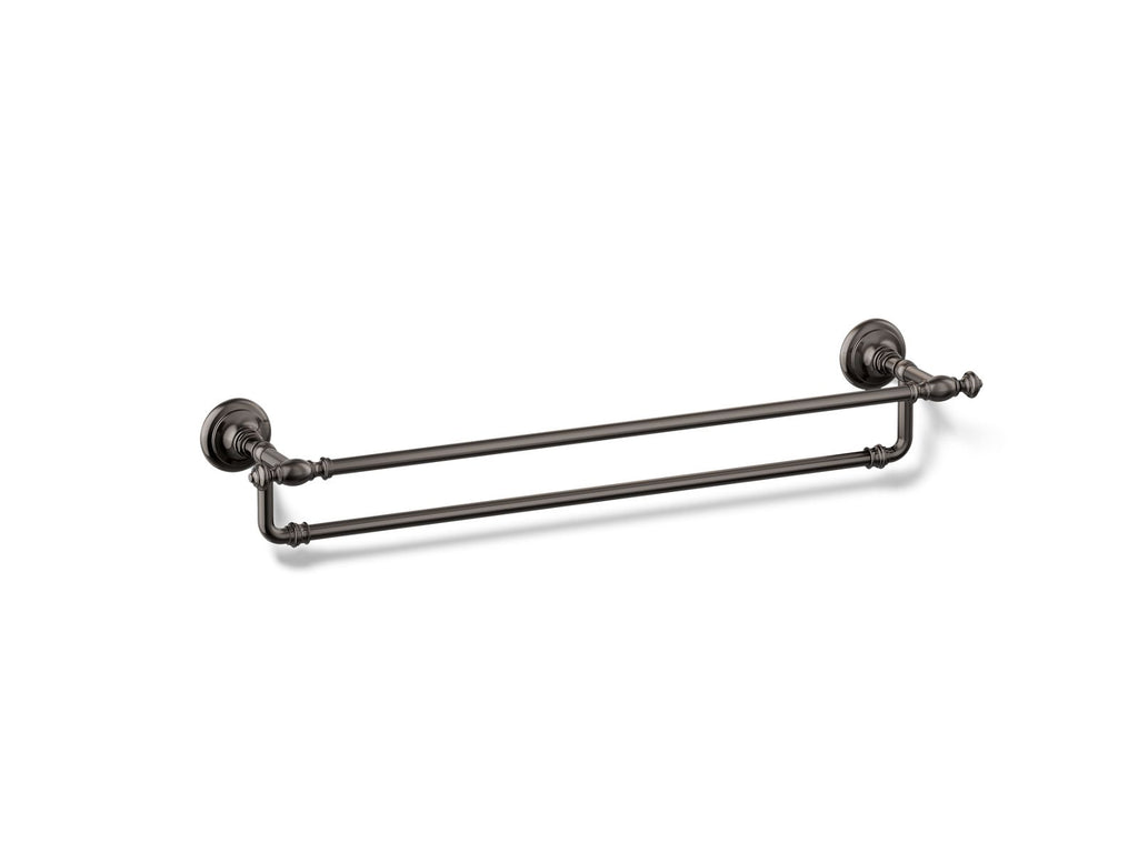 KOHLER K-72570-TT Artifacts 24" Double Towel Bar - Vibrant Titanium