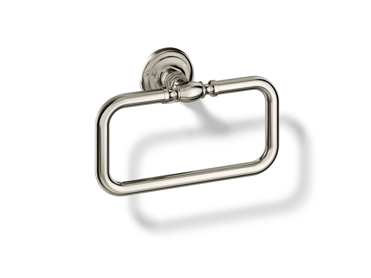 KOHLER K-72571-SN Artifacts Towel Ring - Vibrant Polished Nickel