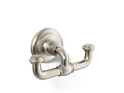 KOHLER K-72572-BN Artifacts Double robe hook - Vibrant Brushed Nickel