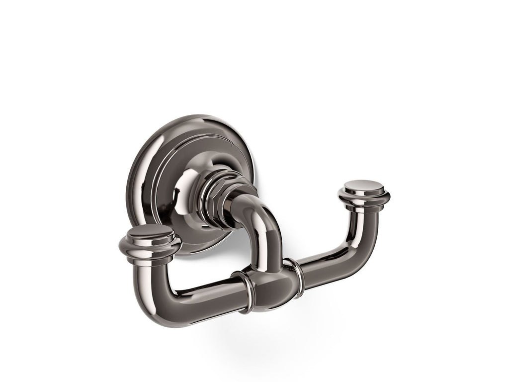 KOHLER K-72572-TT Artifacts Double Robe Hook - Vibrant Titanium