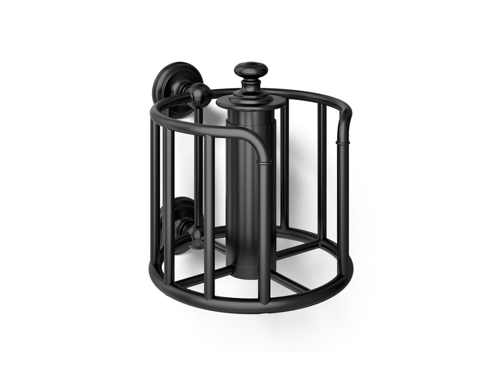 KOHLER K-72576-BL Artifacts Toilet Paper Carriage - Matte Black