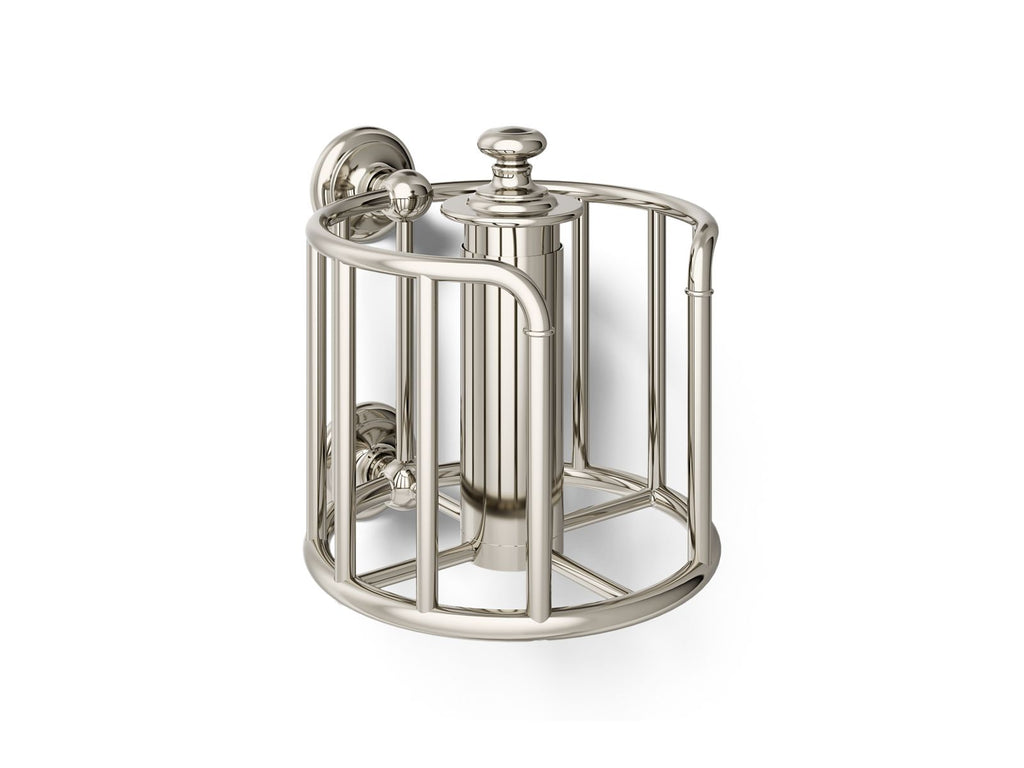 KOHLER K-72576-SN Artifacts Toilet Paper Carriage - Vibrant Polished Nickel