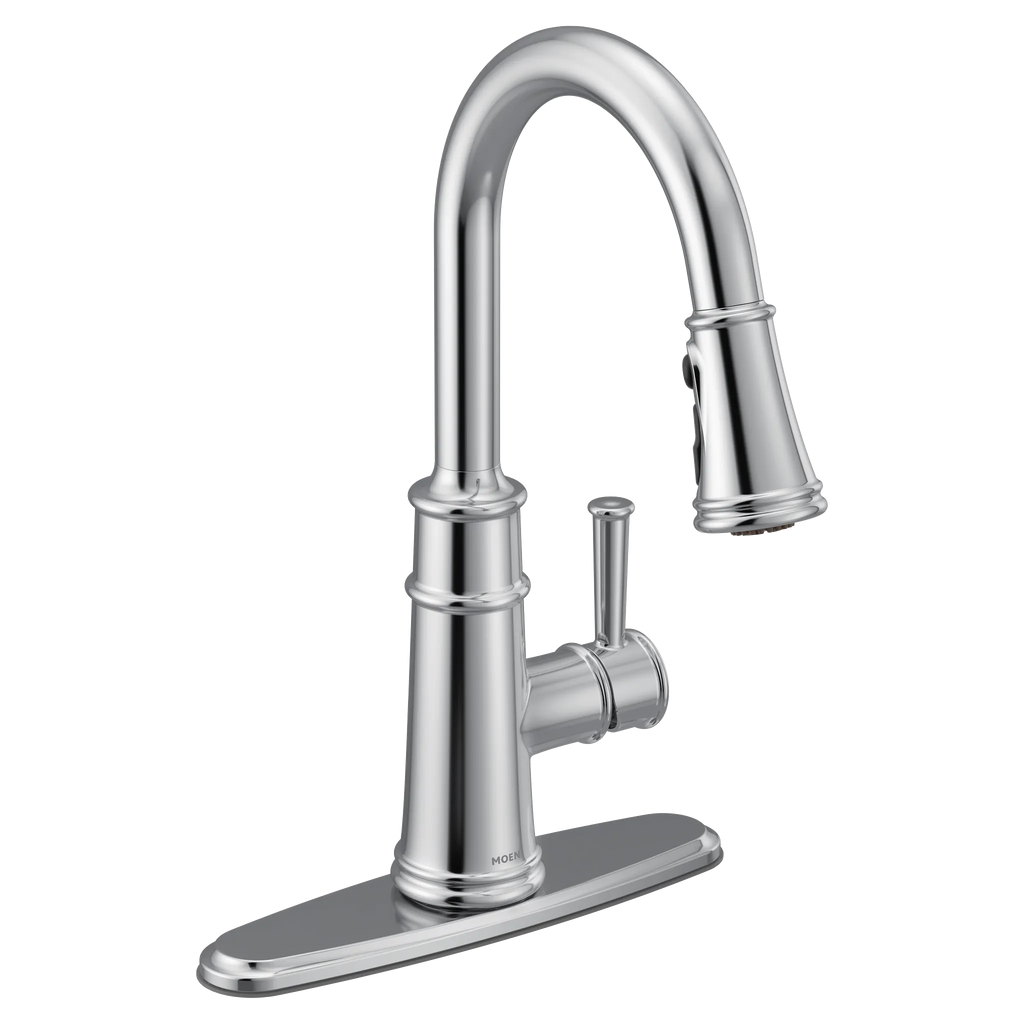 MOEN 7260 Belfield One-Handle High Arc Pulldown Kitchen Faucet - Chrome