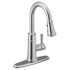 MOEN 7260 Belfield One-Handle High Arc Pulldown Kitchen Faucet - Chrome