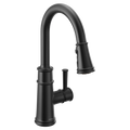 MOEN 7260BL Belfield One-Handle High Arc Pulldown Kitchen Faucet - Matte Black