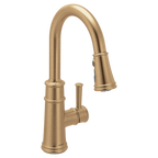 MOEN 7260BZG Belfield One-Handle High Arc Pulldown Kitchen Faucet - Bronzed Gold