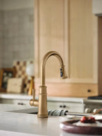 MOEN 7260BZG Belfield One-Handle High Arc Pulldown Kitchen Faucet - Bronzed Gold