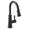 MOEN 7260EVBL Belfield Smart Kitchen One-Handle High Arc Pulldown Kitchen Faucet - Matte Black