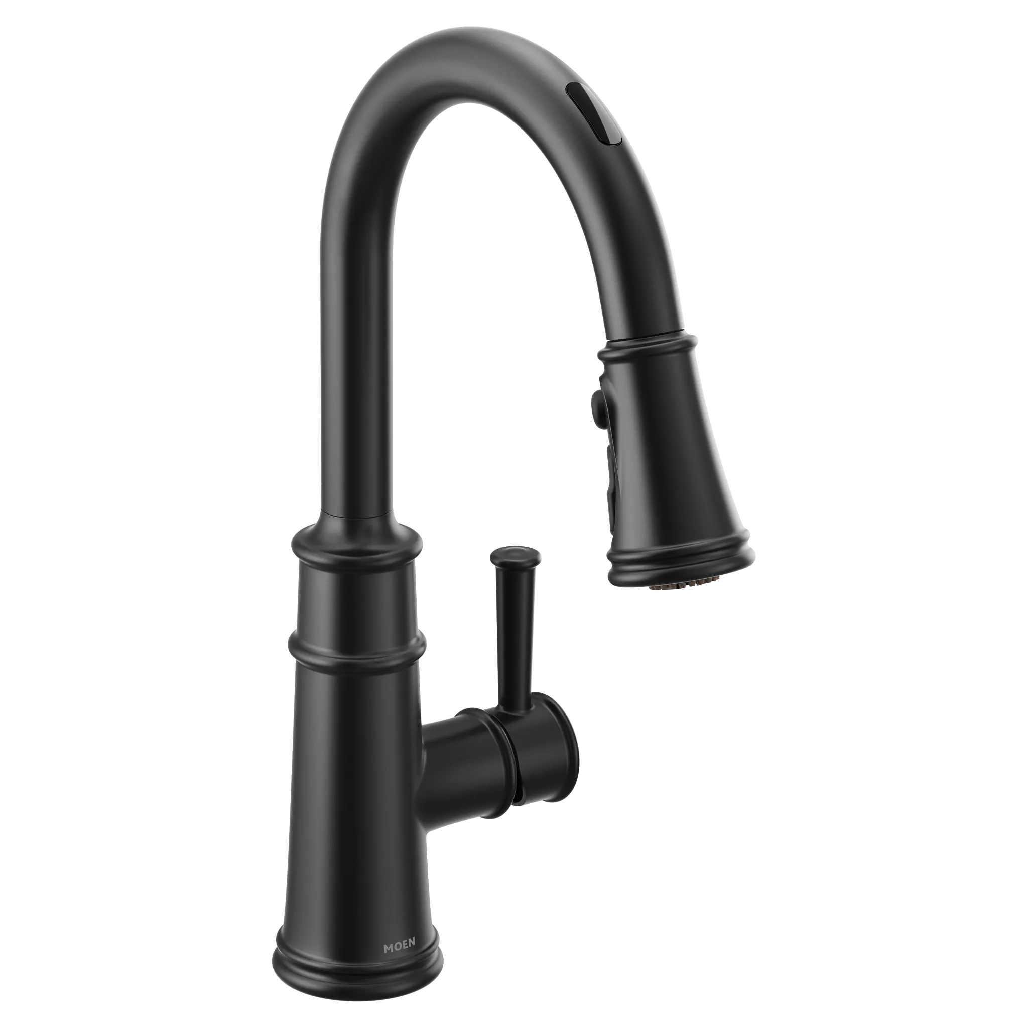 MOEN 7260EVBL Belfield Smart Kitchen One-Handle High Arc Pulldown Kitchen Faucet - Matte Black