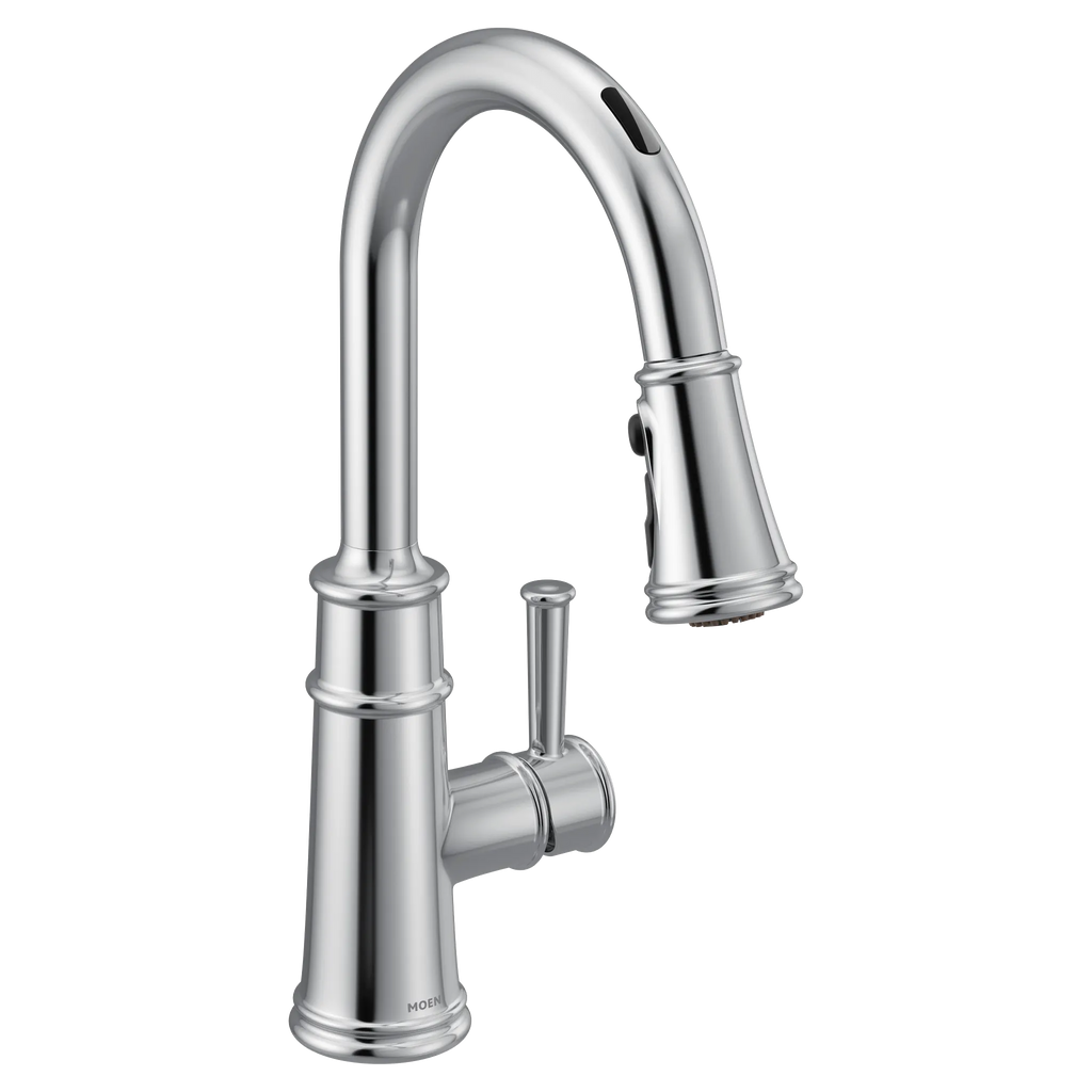 MOEN 7260EVC Belfield Smart Kitchen One-Handle High Arc Pulldown Kitchen Faucet - Chrome
