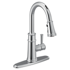 MOEN 7260EVC Belfield Smart Kitchen One-Handle High Arc Pulldown Kitchen Faucet - Chrome