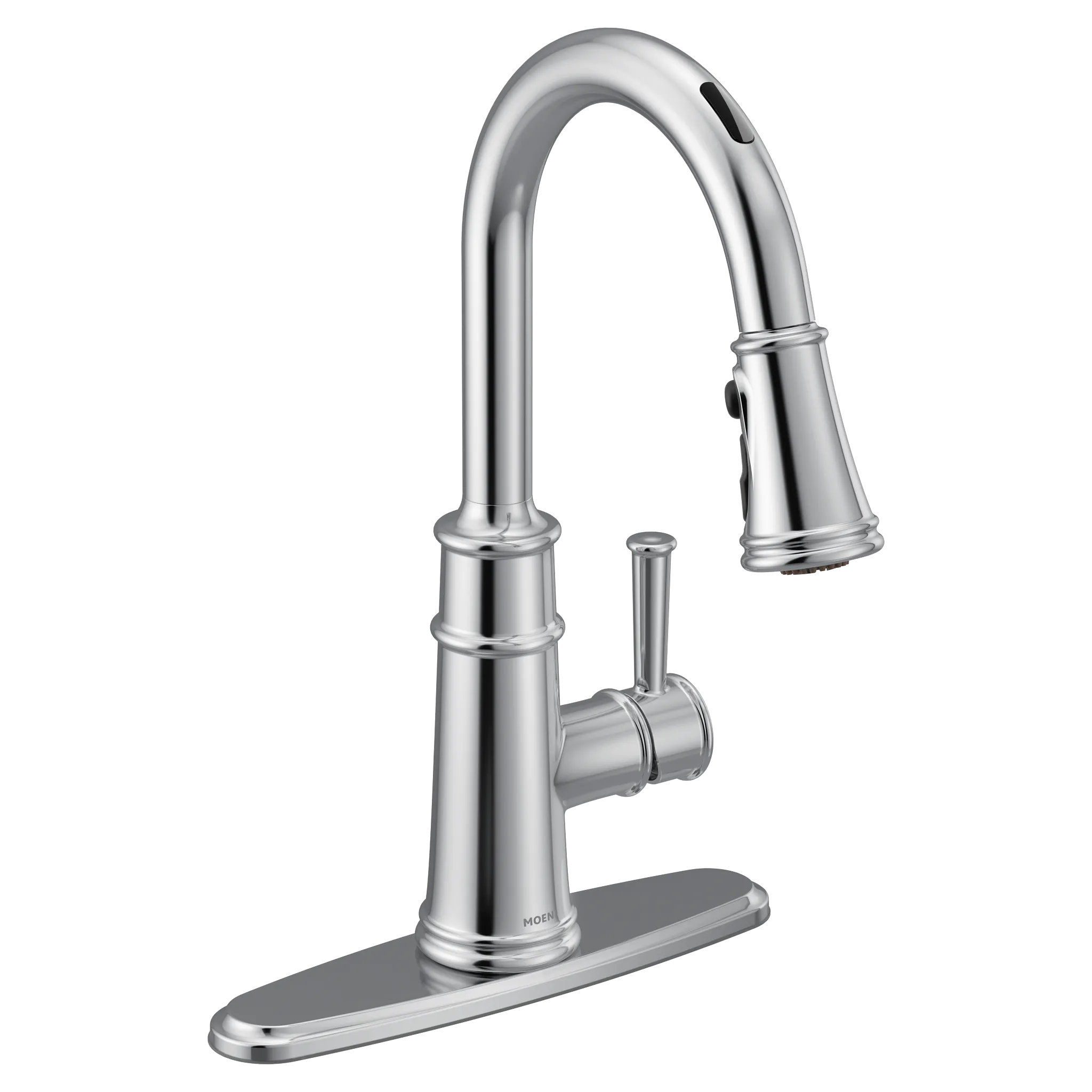 MOEN 7260EVC Belfield Smart Kitchen One-Handle High Arc Pulldown Kitchen Faucet - Chrome