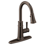 MOEN 7260EVORB Belfield Smart Kitchen One-Handle High Arc Pulldown Kitchen Faucet - Oil Rubbed Bronze