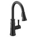 MOEN 7260EWBL Belfield Motionsense Wave One-Handle Pulldown Touchless Kitchen Faucet - Matte Black