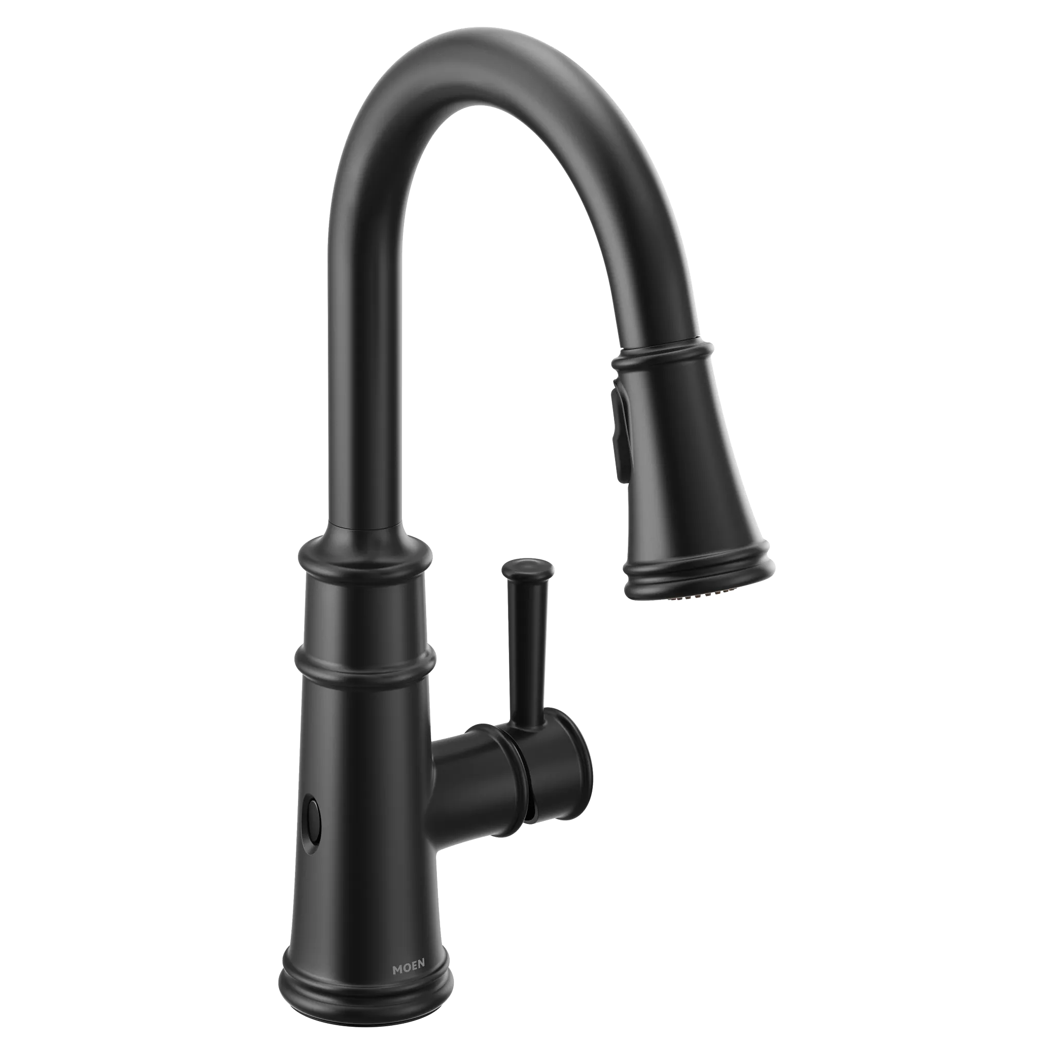 MOEN 7260EWBL Belfield Motionsense Wave One-Handle Pulldown Touchless Kitchen Faucet - Matte Black