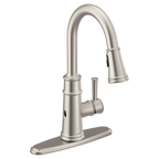 MOEN 7260EWSRS Belfield Motionsense Wave One-Handle Pulldown Touchless Kitchen Faucet - Spot Resist Stainless