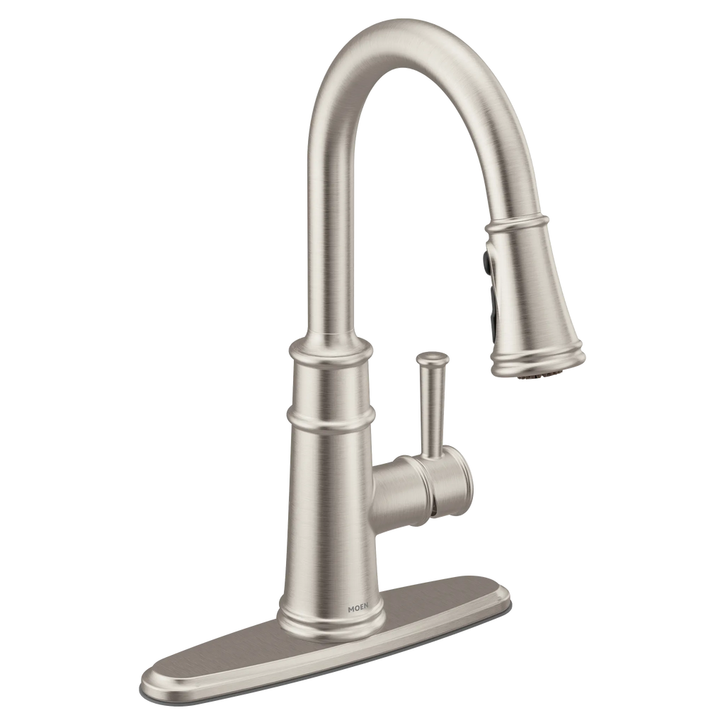 MOEN 7260SRS Belfield One-Handle High Arc Pulldown Kitchen Faucet - Spot Resist Stainless
