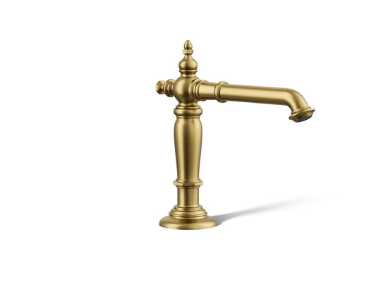 KOHLER K-72760-2MB Artifacts Bathroom Sink Faucet Spout With Column Design, 1.2 Gpm In Vibrant Brushed Moderne Brass