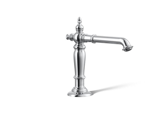 KOHLER K-72760-CP Artifacts Bathroom Sink Faucet Spout With Column Design, 1.2 Gpm In Polished Chrome