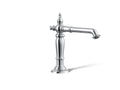 KOHLER K-72760-CP Artifacts Bathroom Sink Faucet Spout With Column Design, 1.2 Gpm - Polished Chrome