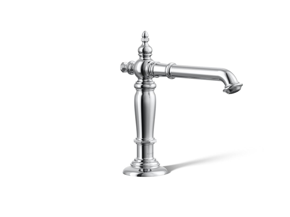 KOHLER K-72760-CP Artifacts Bathroom Sink Faucet Spout With Column Design, 1.2 Gpm - Polished Chrome