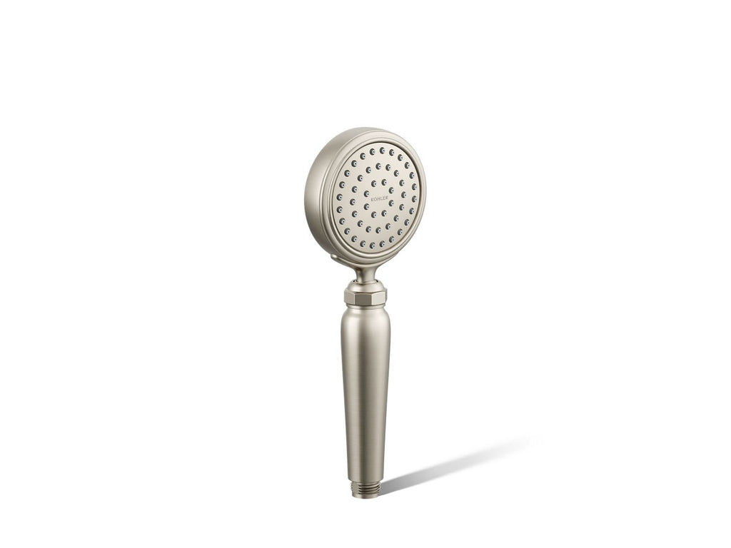 KOHLER K-72776-Y-BN Artifacts Single-Function Handshower, 2.5 Gpm - Vibrant Brushed Nickel