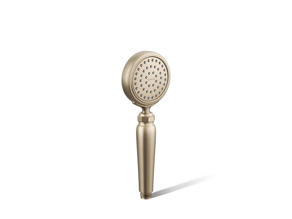 KOHLER K-72776-Y-BV Artifacts Single-Function Handshower, 2.5 Gpm - Vibrant Brushed Bronze
