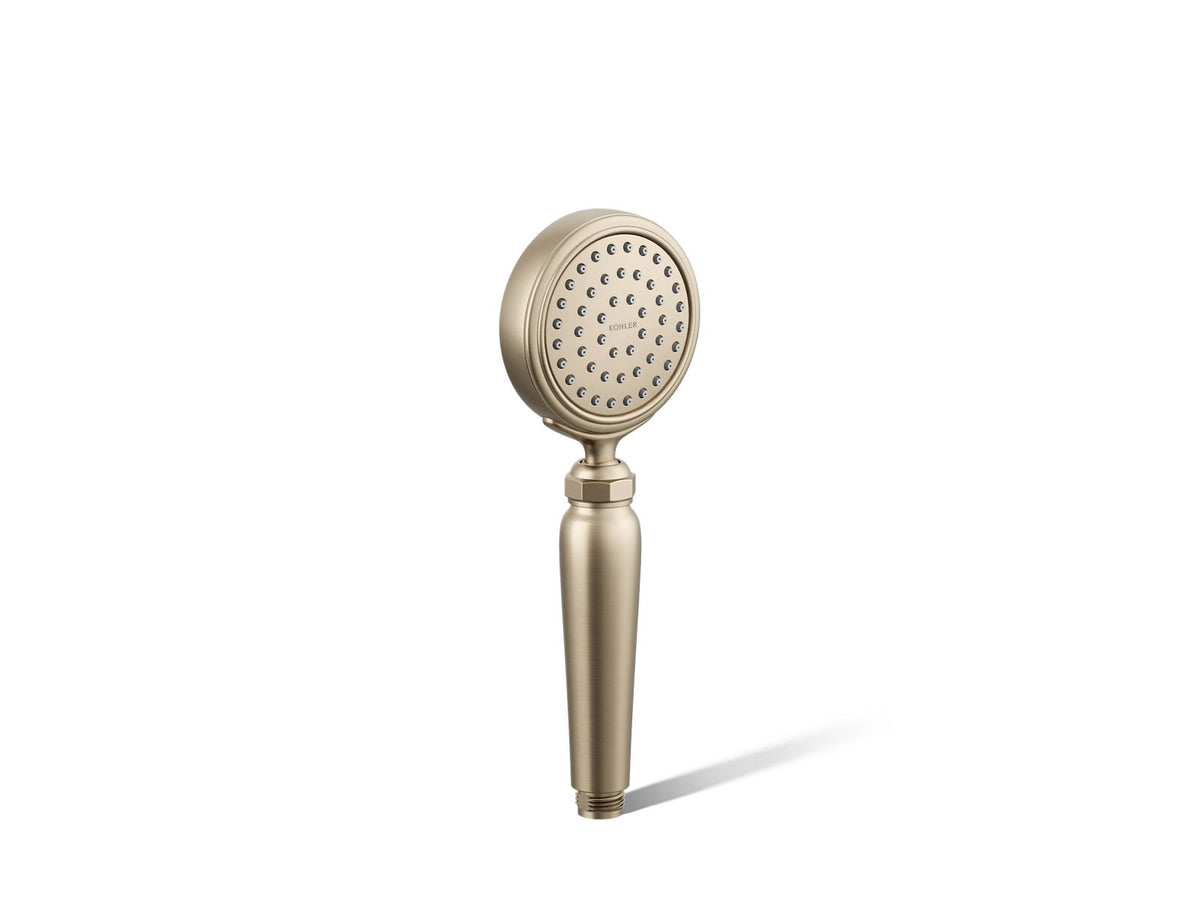 KOHLER K-72776-Y-BV Artifacts Single-Function Handshower, 2.5 Gpm - Vibrant Brushed Bronze