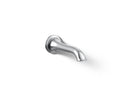 KOHLER K-72791-CP Artifacts Wall-Mount Bath Spout With Flare Design - Polished Chrome
