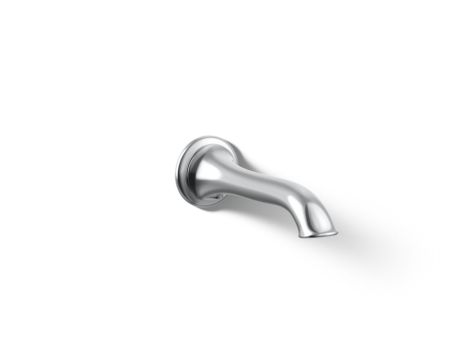 KOHLER K-72791-CP Artifacts Wall-Mount Bath Spout With Flare Design - Polished Chrome
