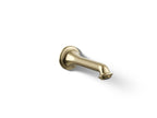 KOHLER K-72792-AF Artifacts Wall-Mount Bath Spout With Turned Design - Vibrant French Gold