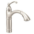 MOEN 7295SRS Brantford Chrome One-Handle High Arc Pullout Kitchen Faucet - Spot Resist Stainless