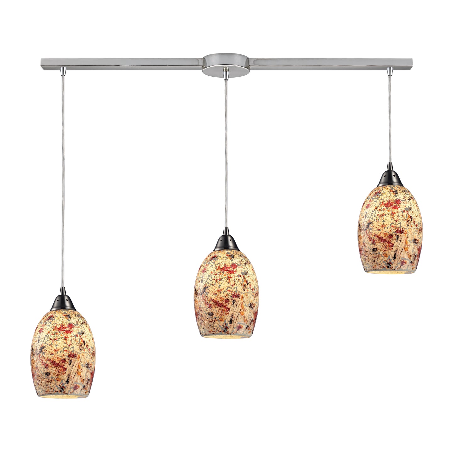 ELK SHOWROOM 73011-3L Avalon 36'' Wide 3-Light Pendant - Satin Nickel