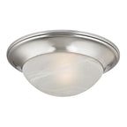 THOMAS 7301FM/20 Flushmounts 12'' Wide 1-Light Flush Mount - Brushed Nickel