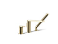 KOHLER K-73078-4-AF Composed Deck-Mount Bath Faucet With Handshower - Vibrant French Gold