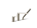KOHLER K-73078-4-BN Composed Deck-Mount Bath Faucet With Handshower - Vibrant Brushed Nickel