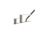 KOHLER K-73078-4-SN Composed Deck-Mount Bath Faucet With Handshower - Vibrant Polished Nickel