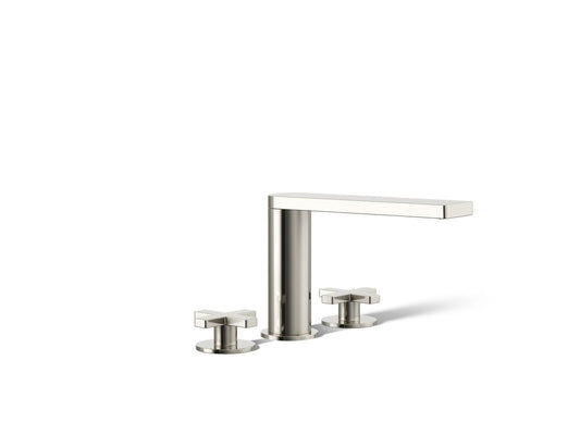 KOHLER K-73081-3-SN Composed Deck-mount bath faucet with cross handles - Vibrant Polished Nickel