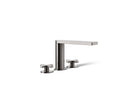 KOHLER K-73081-3-TT Composed Deck-Mount Bath Faucet With Cross Handles - Vibrant Titanium