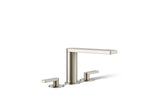 KOHLER K-73081-4-BN Composed Deck-Mount Bath Faucet With Lever Handles - Vibrant Brushed Nickel