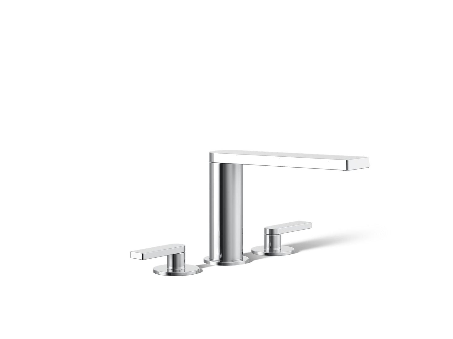 KOHLER K-73081-4-CP Composed Deck-mount bath faucet with lever handles - Polished Chrome