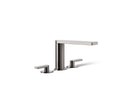 KOHLER K-73081-4-TT Composed Deck-Mount Bath Faucet With Lever Handles - Vibrant Titanium