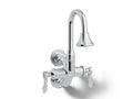KOHLER K-730T70-4AJR-CP Triton Bowe Cannock Wall-Mount Lavatory Faucet, 1.2 Gpm - Polished Chrome