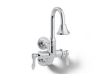 KOHLER K-730T70-4AJR-CP Triton Bowe Cannock Wall-Mount Lavatory Faucet, 1.2 Gpm - Polished Chrome