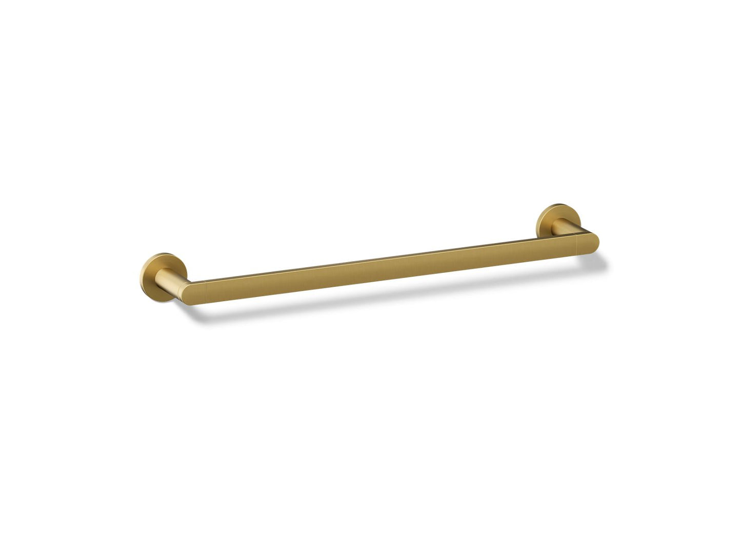 KOHLER K-73141-2MB Composed 18" towel bar - Vibrant Brushed Moderne Brass