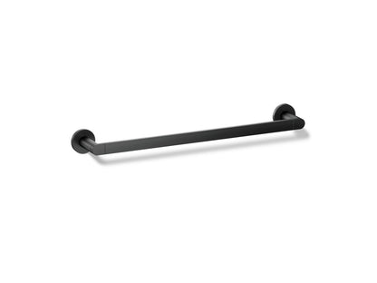 KOHLER K-73141-BL Composed 18" towel bar - Matte Black