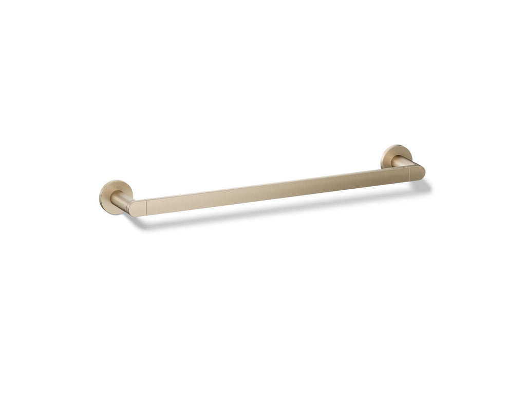 KOHLER K-73141-BV Composed 18" Towel Bar - Vibrant Brushed Bronze