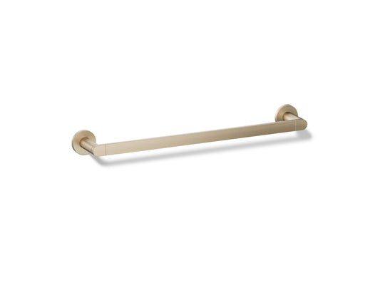 KOHLER K-73141-BV Composed 18" towel bar - Vibrant Brushed Bronze