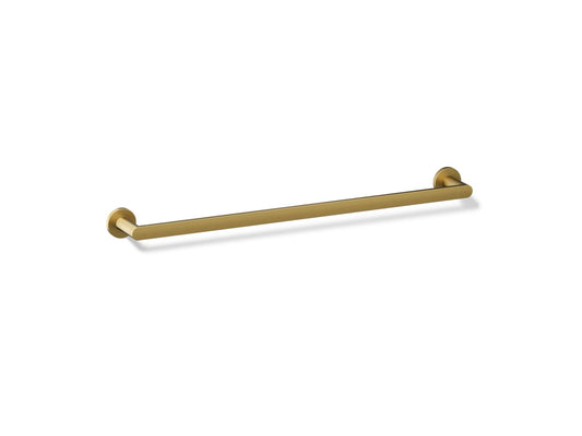 KOHLER K-73142-2MB Composed 24" towel bar - Vibrant Brushed Moderne Brass