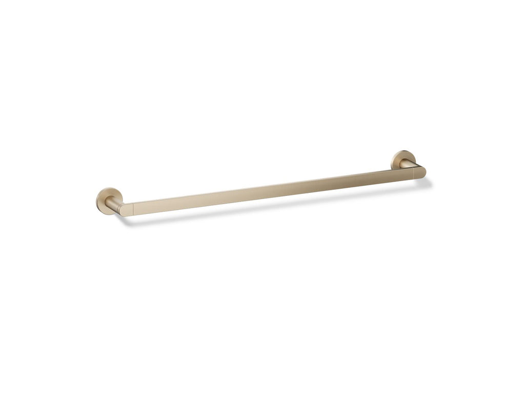 KOHLER K-73142-BV Composed 24" Towel Bar - Vibrant Brushed Bronze